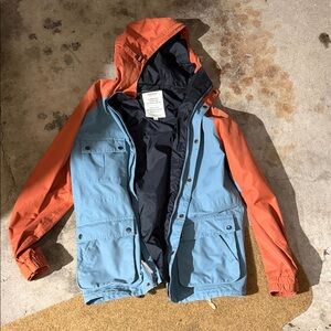 Burton Men's Blue and Orange ranger jacket